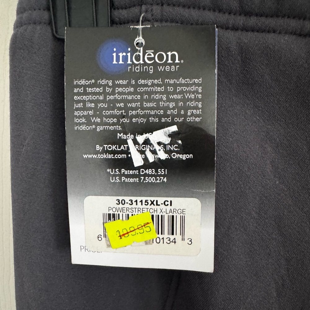 Irideon Powerstretch Kneepatch Tight Winter Women’s NWT XL - Picture 9 of 13